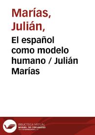El español como modelo humano