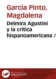 Delmira Agustini y la crítica hispanoamericana