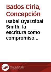 Isabel Oyarzábal Smith: la escritura como compromiso social y político