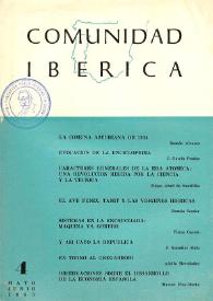 Comunidad ibérica : publicación bimestral. Año II, núm. 4, mayo-junio 1963