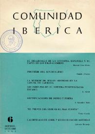 Comunidad ibérica : publicación bimestral. Año II, núm. 6, septiembre-octubre 1963