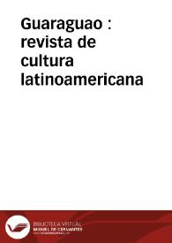 Guaraguao : revista de cultura latinoamericana