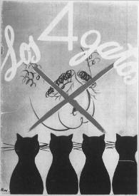 Los cuatro gatos. Agrupación madrileñista. Año I, núm. 2, septiembre de 1945