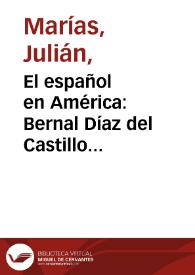 El español en América: Bernal Díaz del Castillo [Fragmento]
