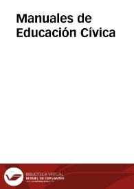 Manuales de Educación Cívica