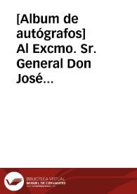 [Album de autógrafos] Al Excmo. Sr. General Don José Maria Reina Barrios Presidente de la República de Guatemala [...] [Manuscrito]