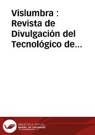 Vislumbra : Revista de Divulgación del Tecnológico de Monterrey
