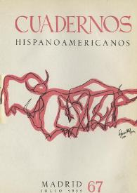 Cuadernos Hispanoamericanos. Núm. 67, julio 1955