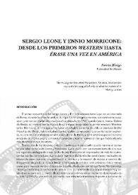 Sergio Leone y Ennio Morricone: desde los primeros 