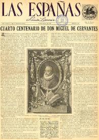Las Españas : revista literaria (México, D.F.). Año II, núm. 5, extraordinario, 29 de julio de 1947