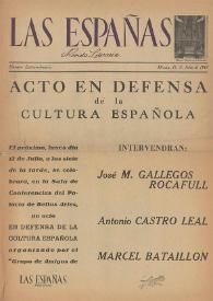 Las Españas : revista literaria (México, D.F.). Año III, núm. extraordinario, julio de 1948