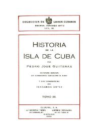 Historia de la Isla de Cuba. Tomo 3