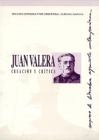 Juan Valera. Creación y crítica : actas del VIII Congreso de Literatura Española Contemporánea, Universidad de Málaga, 15, 16, 17 y 18 de noviembre de 1994
