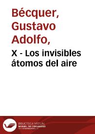 X - Los invisibles átomos del aire