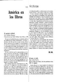 Cuadernos hispanoamericanos, núm. 487 (enero 1991). América en los libros