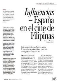 Influencias - España en el cine de Filipinas