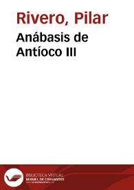 Anábasis de Antíoco III