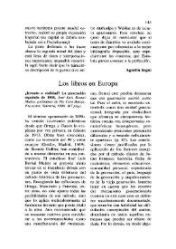 Cuadernos Hispanoamericanos, núm. 569 (noviembre 1997). Los libros en Europa