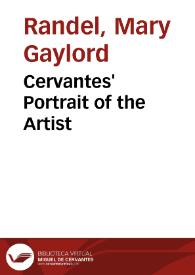 Cervantes' Portrait of the Artist