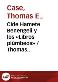Cide Hamete Benengeli y los «Libros plúmbeos»