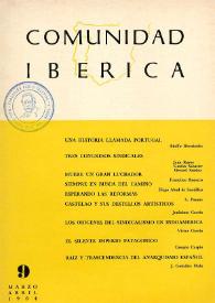 Comunidad ibérica : publicación bimestral. Año II, núm. 9, marzo-abril 1964