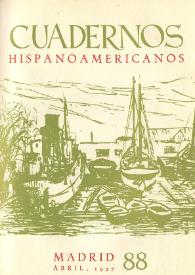 Cuadernos Hispanoamericanos. Núm. 88, abril 1957