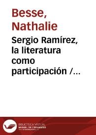 Sergio Ramírez, la literatura como participación