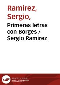 Primeras letras con Borges
