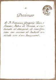 [Colección de poesías del siglo XVIII y principios del XIX : Mss. 3804 de la Biblioteca Nacional  de España]