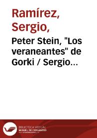 Peter Stein, 