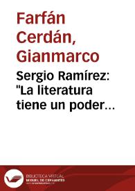 Sergio Ramírez: 