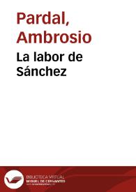 La labor de Sánchez
