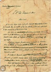 Carta de José Cecilio del Valle a José Joaquín Mora. Guatemala, 30 de junio de 1833