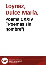 Poema CXXIV