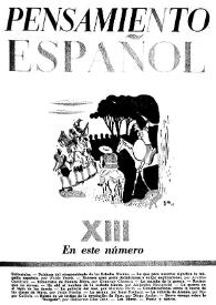 Pensamiento español. Año II, núm. 13, mayo 1942