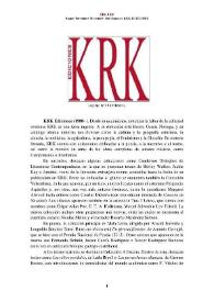 KRK Ediciones [Semblanza]
