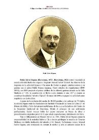 Pablo Salvat Espasa (Barcelona, 1872 - Barcelona, 1923) [Semblanza]