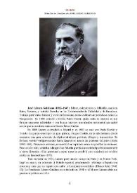 José Lázaro Galdiano (30 de enero de 1862 - 1 de diciembre de 1947) [Semblanza]