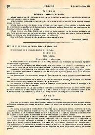 Ley de 17 de julio de 1945, de Bases de Régimen Local 