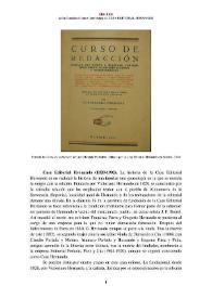 Casa Editorial Hernando (Aldeanueva de la Serrezuela, Segovia, 1828-1902) [Semblanza]