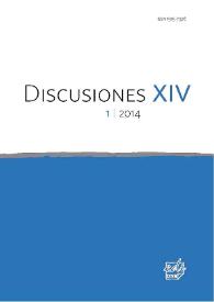 Discusiones. Núm. 14.1, 2014