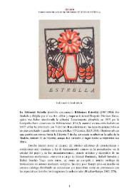 Editorial Estrella (1917-1926) [Semblanza]