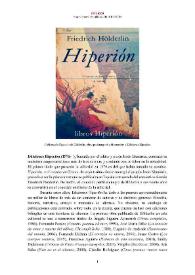 Ediciones Hiperión (1975-) [Semblanza]
