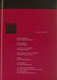 Campo de Agramante: revista de literatura. Núm. 6 (otoño 2006). Notas de lectura