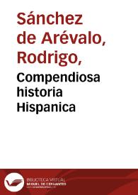 Compendiosa historia Hispanica