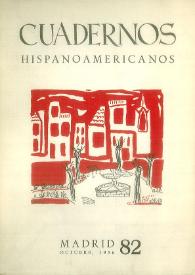 Cuadernos Hispanoamericanos. Núm. 82, octubre 1956