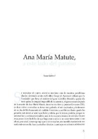 Ana María Matute, a este lado del paraíso