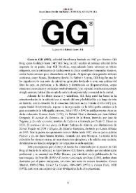 Editorial Gustavo Gili (Barcelona, 1902) [Semblanza]