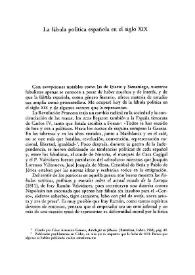 La fábula política española en el siglo XIX