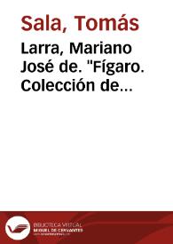 Larra, Mariano José de. 